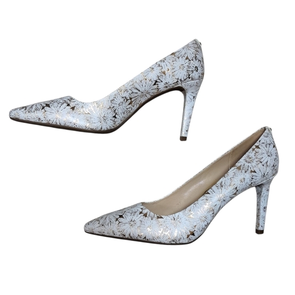 Michael Kors Dorothy Flex Floral Leather Pump Size 10M - Picture 8 of 16